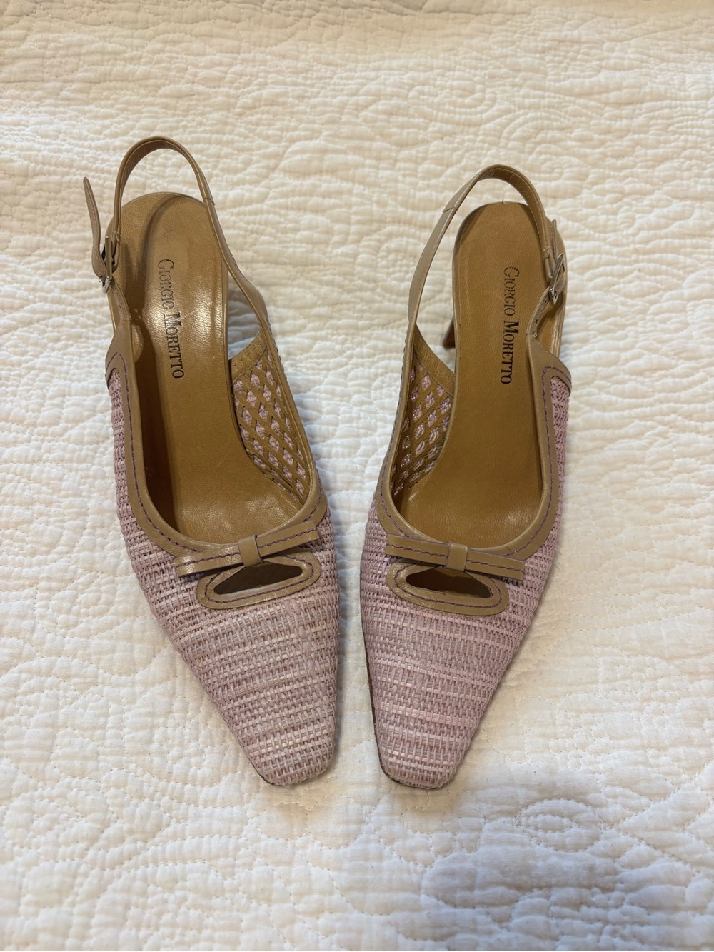 Vintage Giorgio Moretto kitten heels!